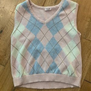 Brandy Melville Pink Sweater Vest